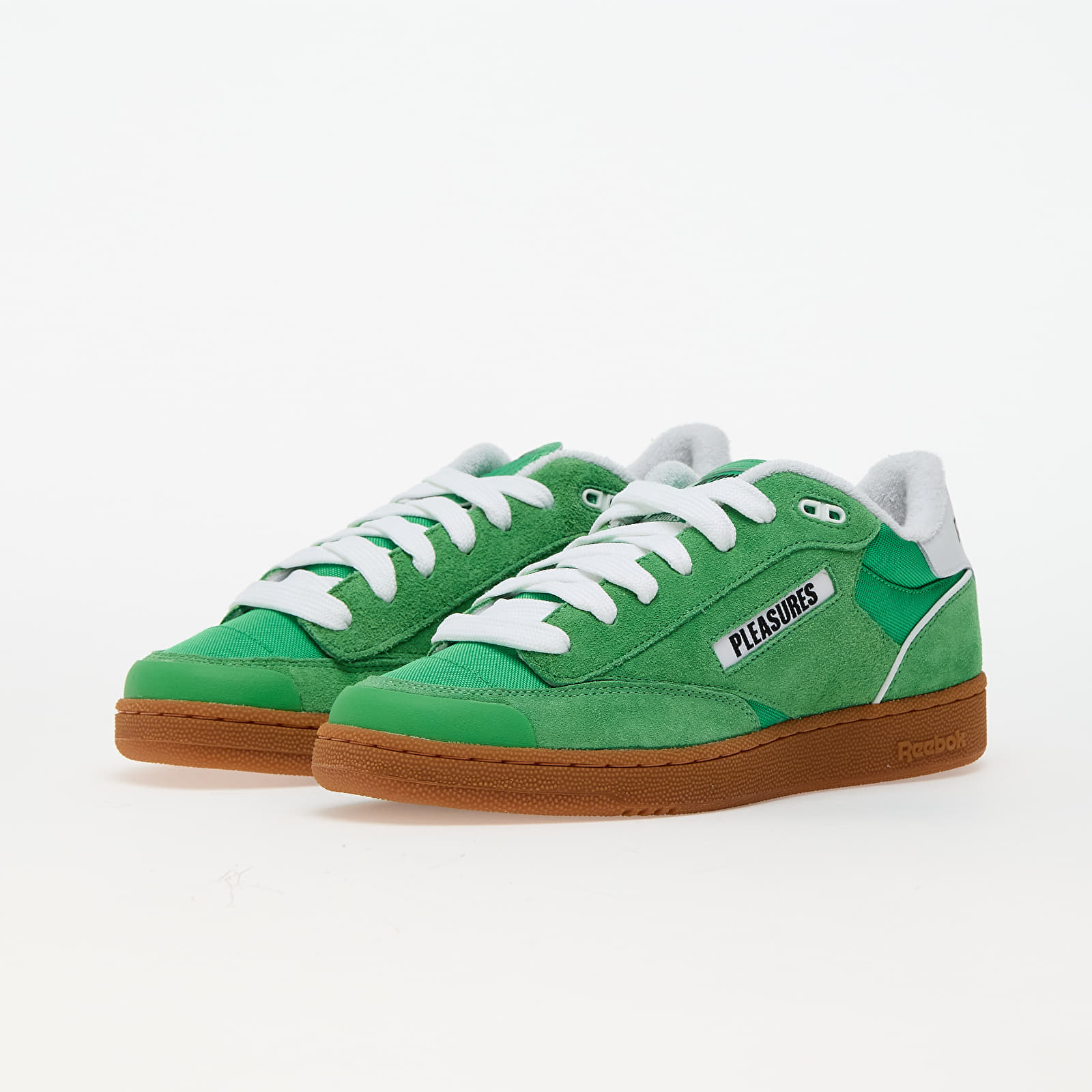 Tenisky Reebok x Pleasures Club C Bulc LTD Spring Green/ White/ Gum EUR 44.