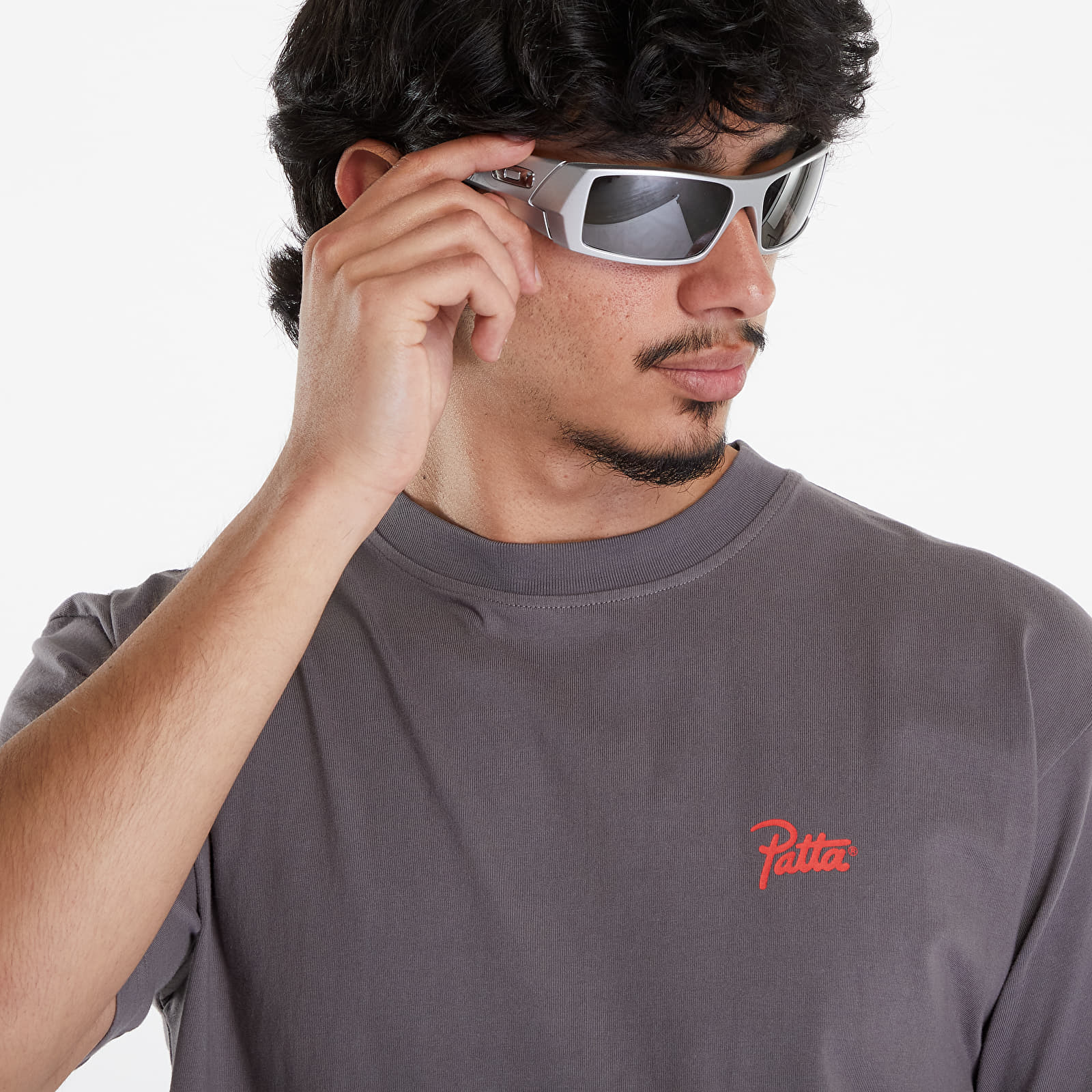 T-shirts Patta Co-Existence T-Shirt UNISEX Volcanic Glass