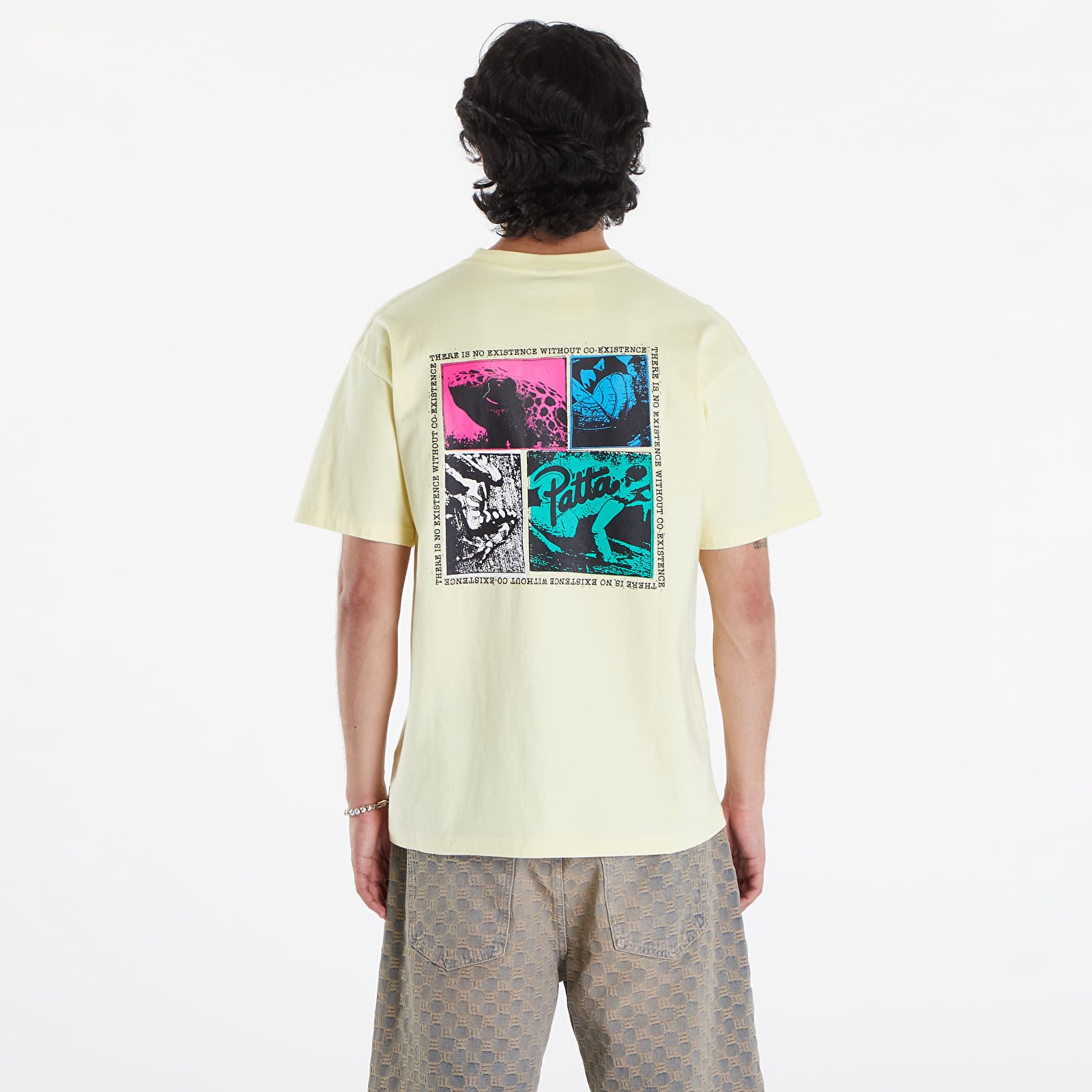 T-shirts Patta Co-Existence T-Shirt UNISEX Wax Yellow