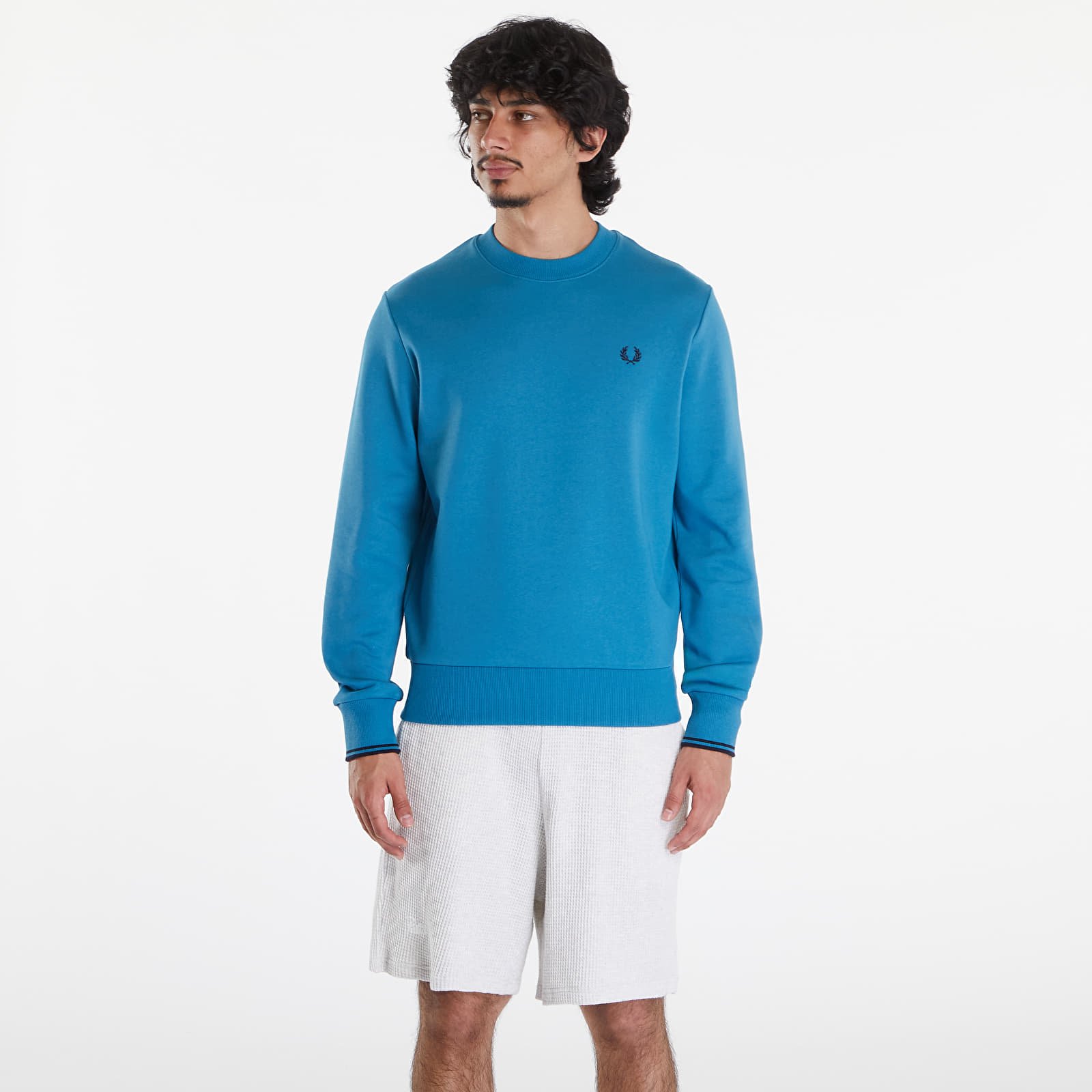 Φούτερ Fred Perry Crew Neck Sweatshirt Ocean/ Navy