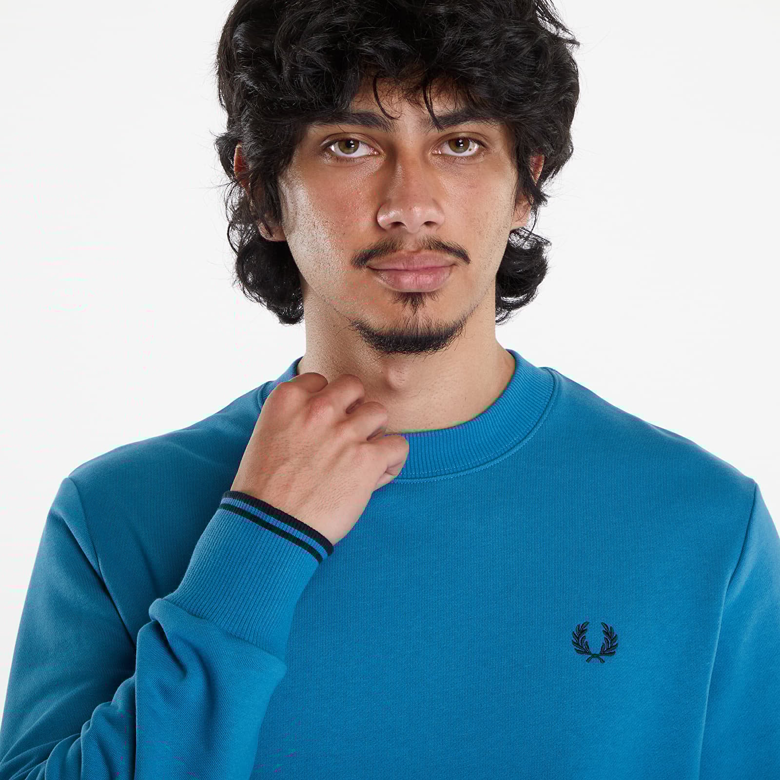 Φούτερ Fred Perry Crew Neck Sweatshirt Ocean/ Navy
