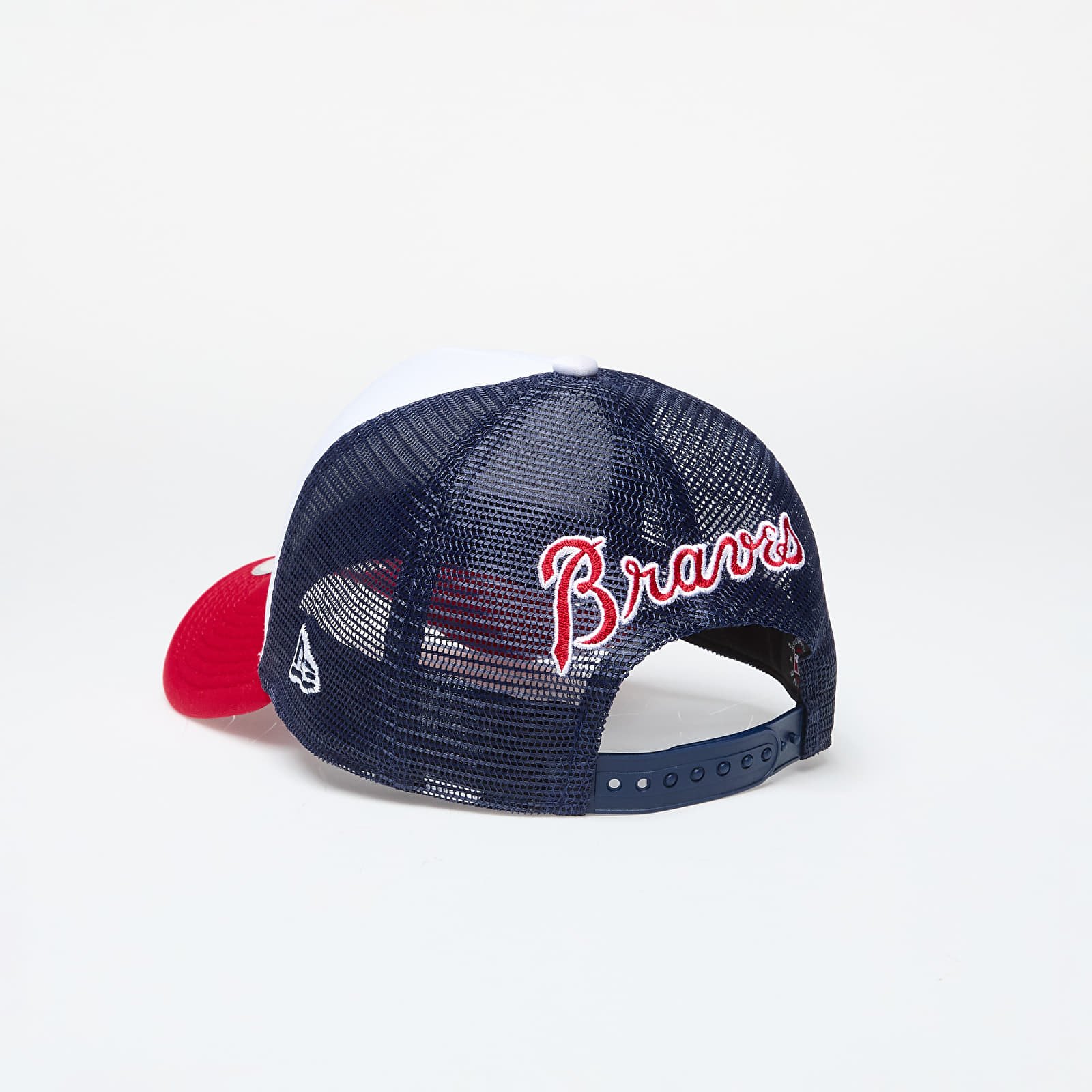 Шапки New Era Atlanta Braves 9Forty Trucker Scarlet/ Navy