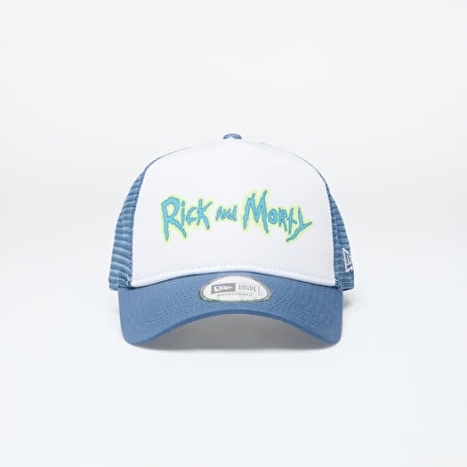 Šiltovka New Era x Rick And Morty 9Forty Trucker Snapback Faded Blue/ White
