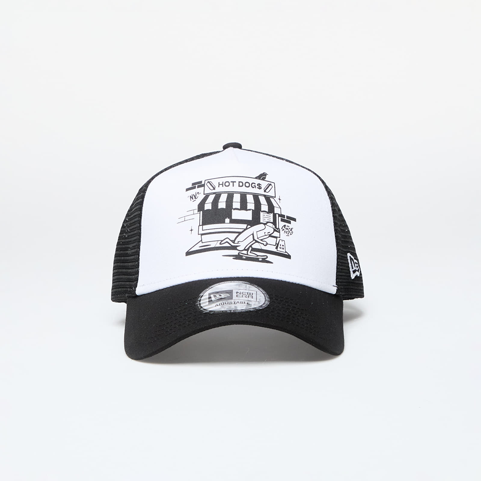 Καπέλα New Era 9Forty Hot Dog$ Trucker Black/ White