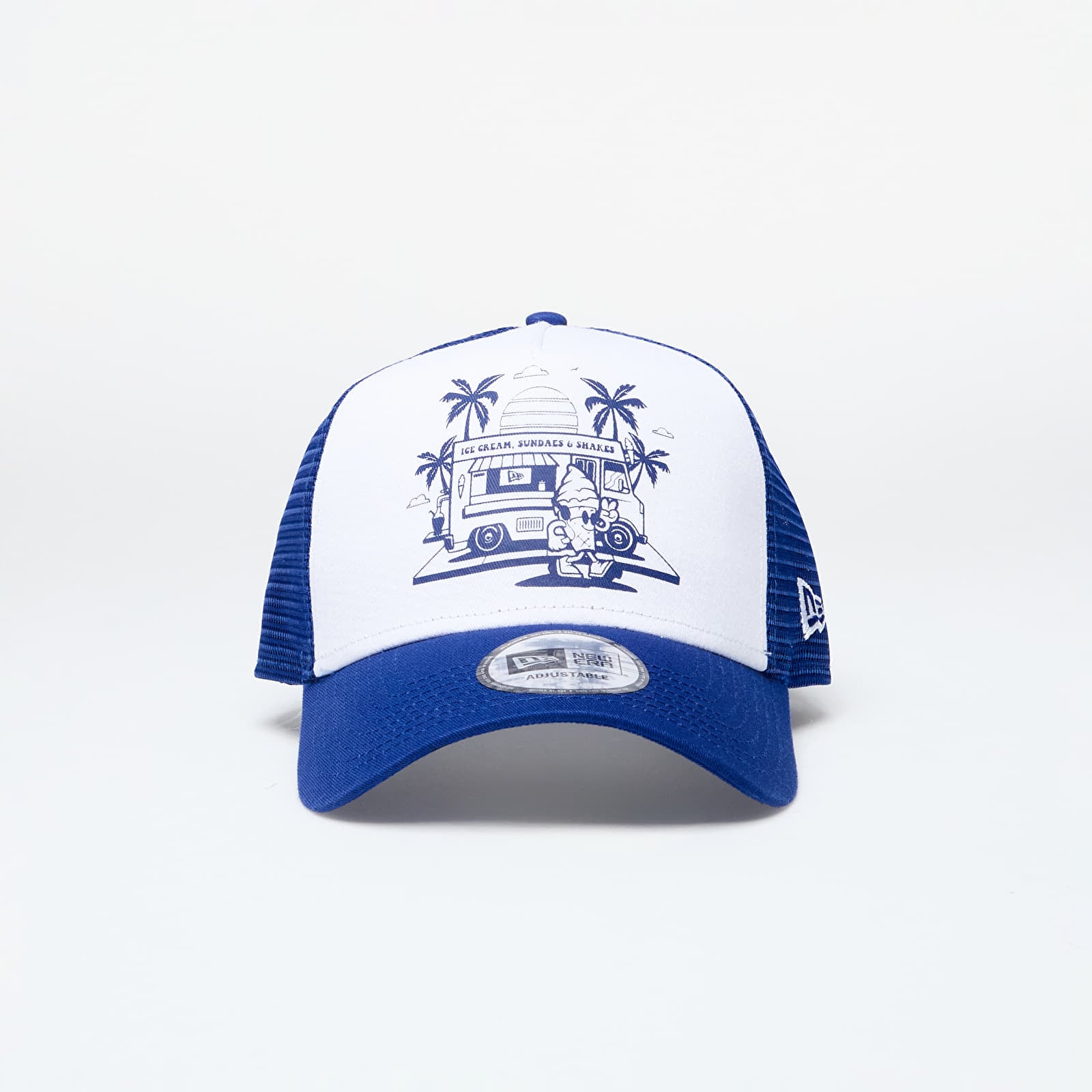 Caps New Era 9Forty Trucker Snapback Majestic Blue/ White