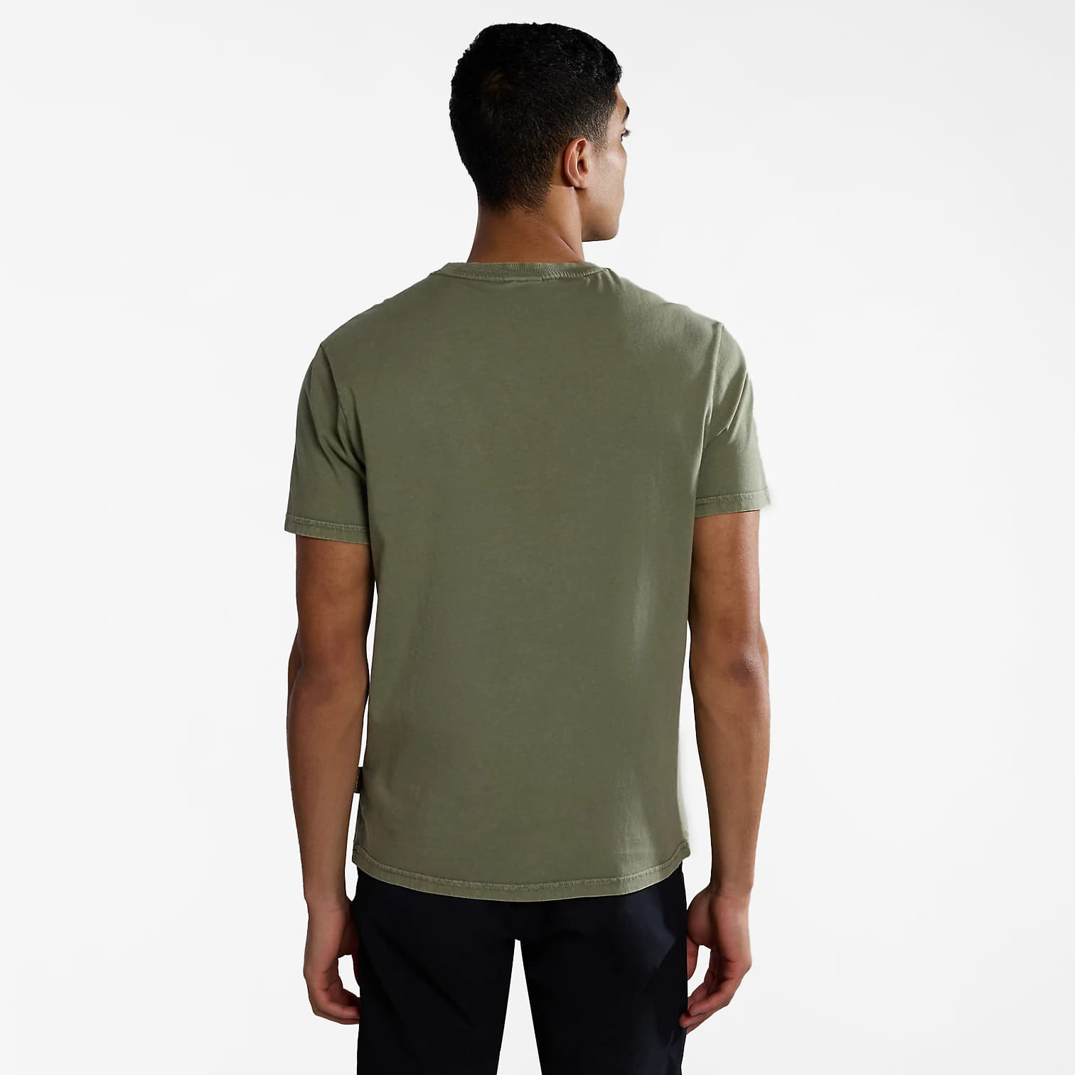 Pánske tričká Napapijri Selbas T-Shirt Green Lichen
