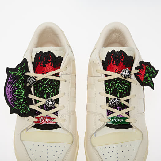 Men s shoes Footshop x adidas Forum Quell Beats Loud Ecru Tint Core White Core White Footshop
