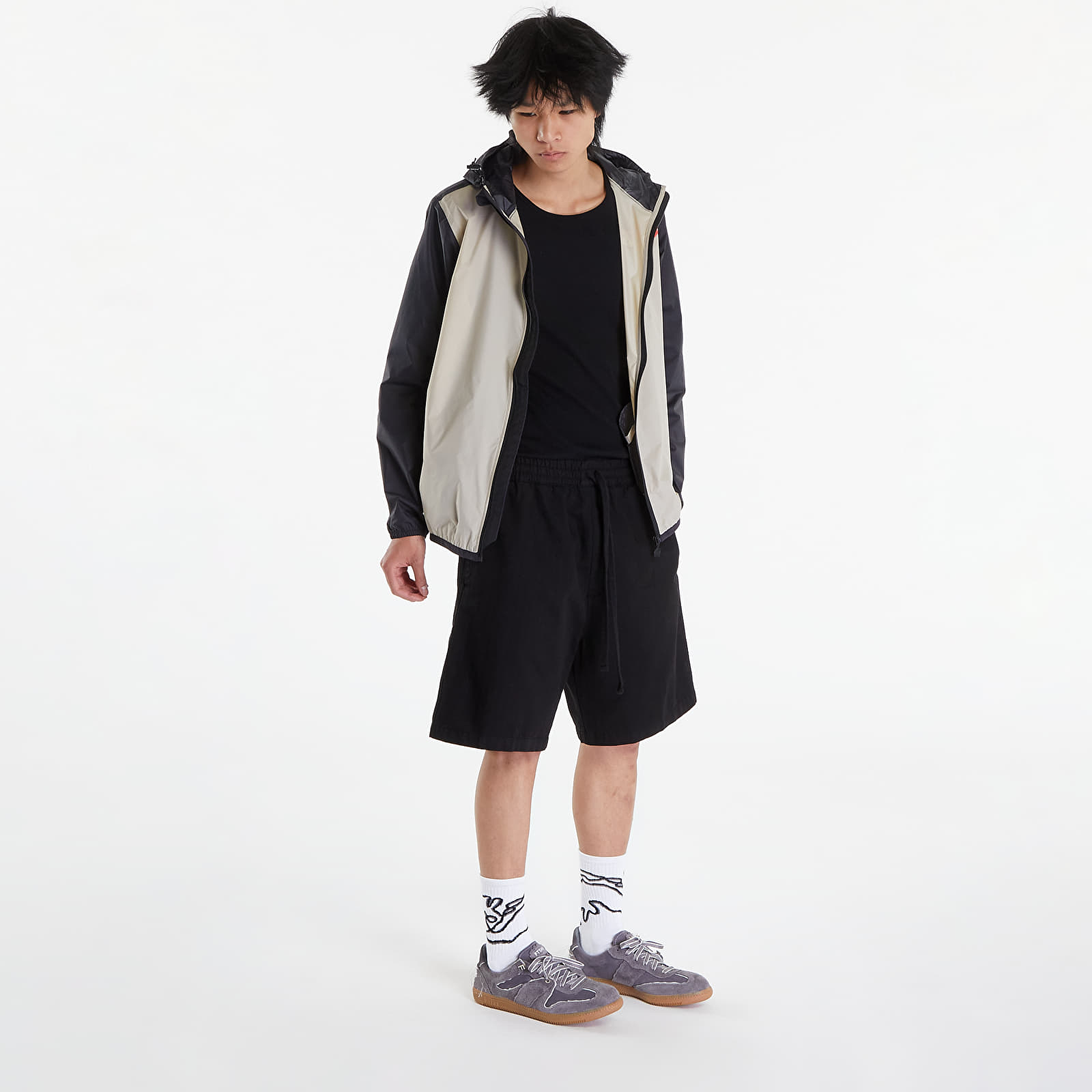 Pantaloni scurți Carhartt WIP Rainer Short Black Garment Dyed