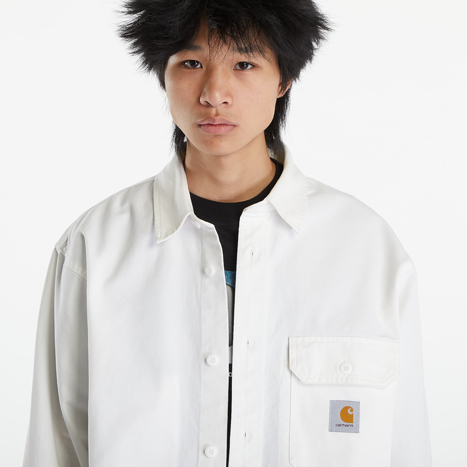 Overshirt Carhartt WIP Reno Shirt Jac UNISEX Off-White Garment Dyed