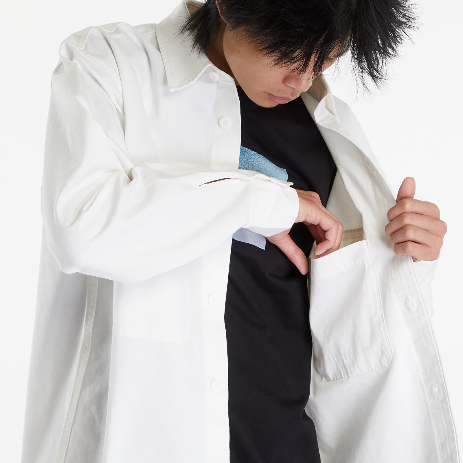 Overshirt Carhartt WIP Reno Shirt Jac UNISEX Off-White Garment Dyed