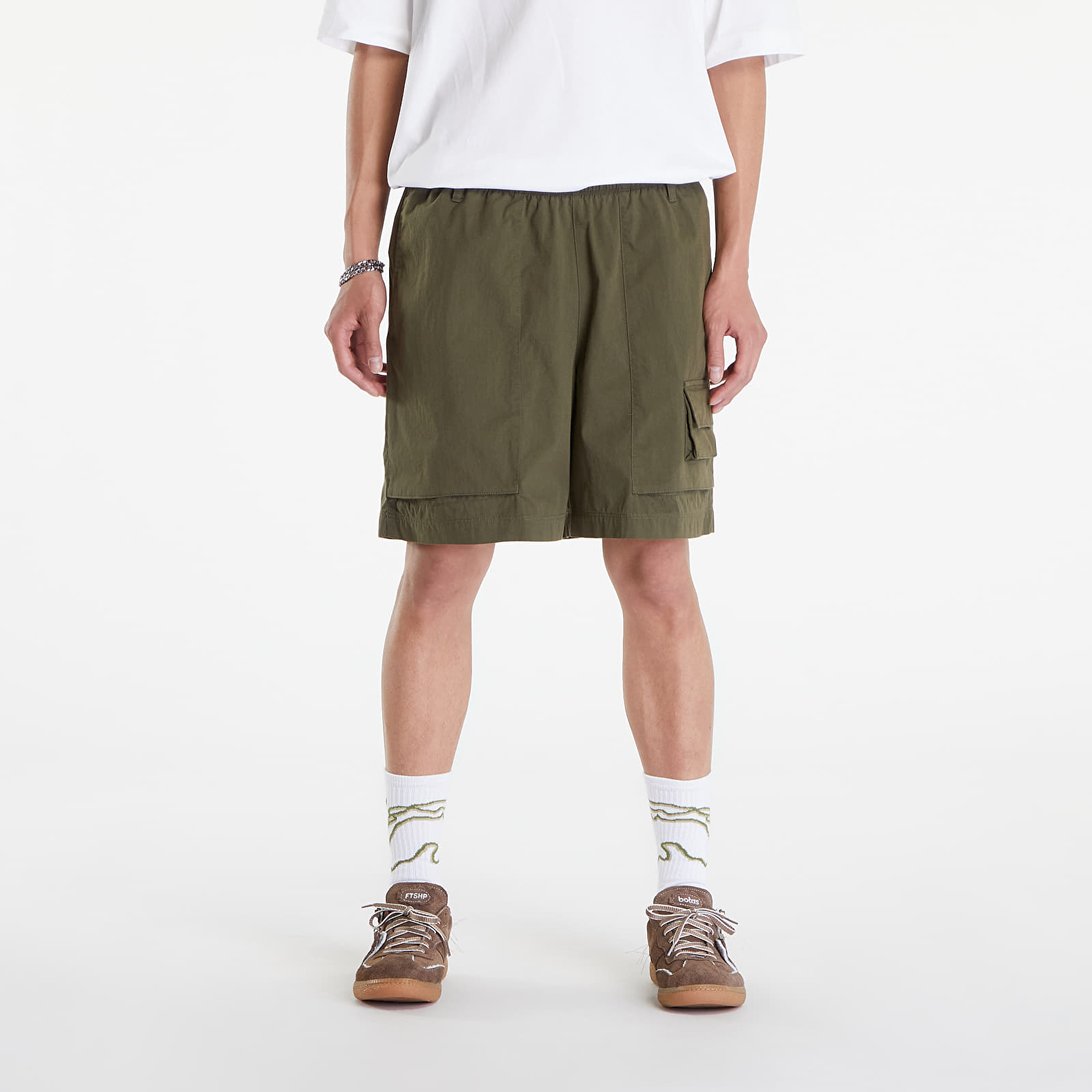 Kurzhosen Nike Life Men's Camp Shorts Cargo Khaki/ Cargo Khaki