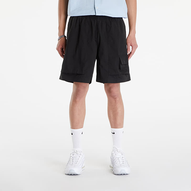 Šortky Nike Life Men's Camp Shorts Black/ Black