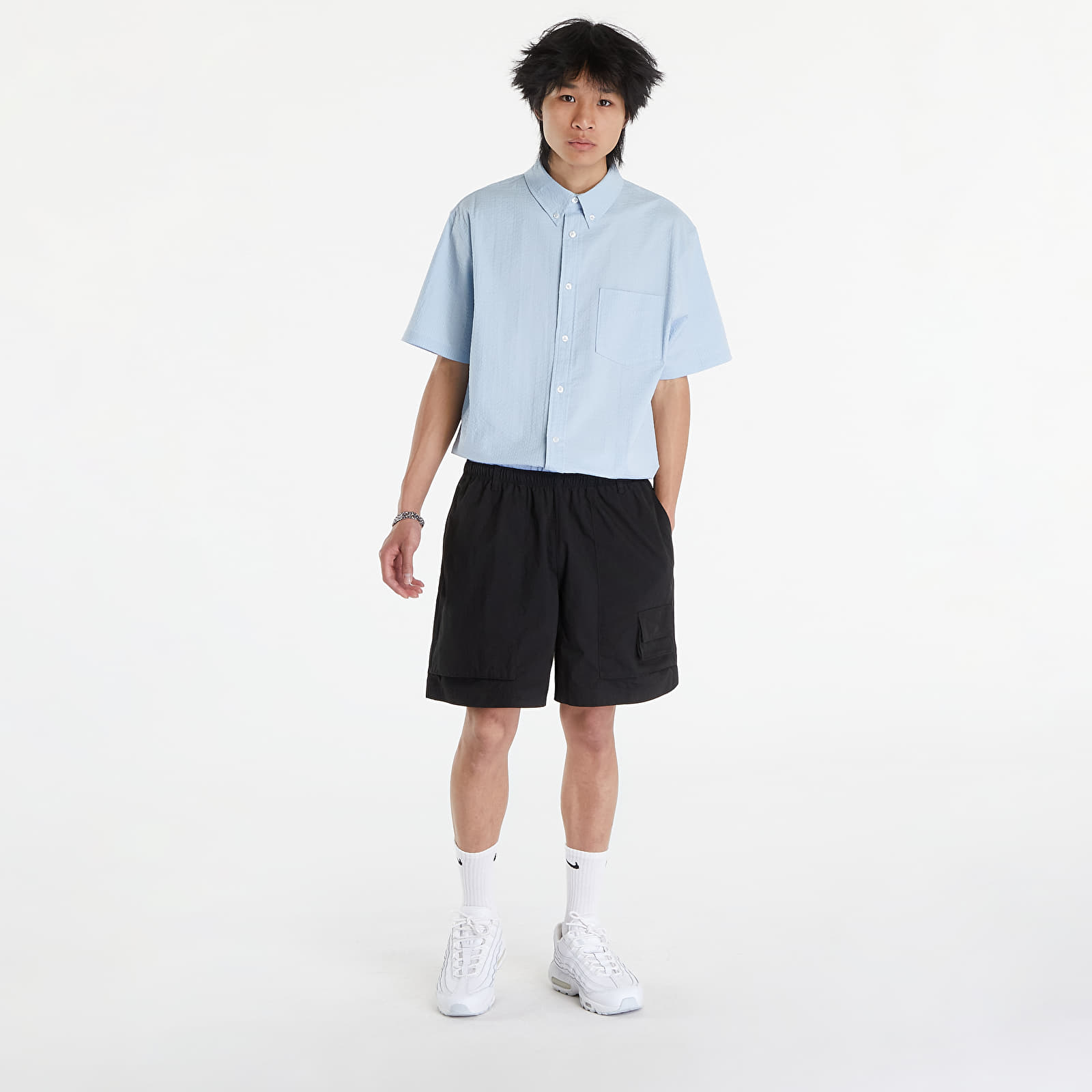 Rövidnadrágok Nike Life Men's Camp Shorts Black/ Black