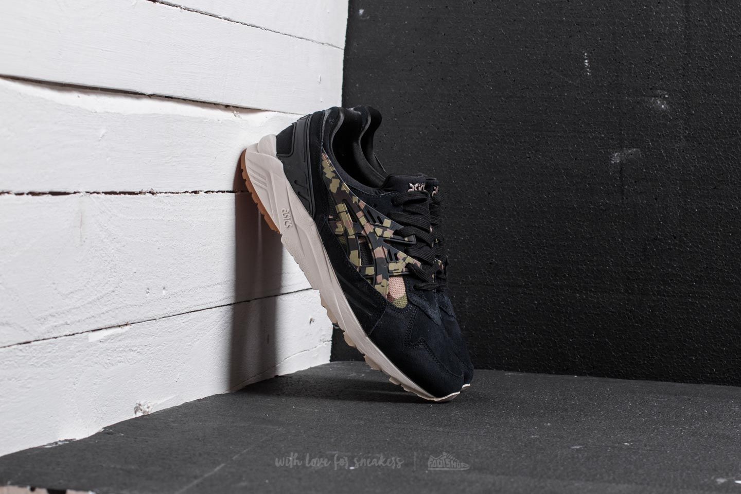 Asics gel kayano trainer black martini olive online