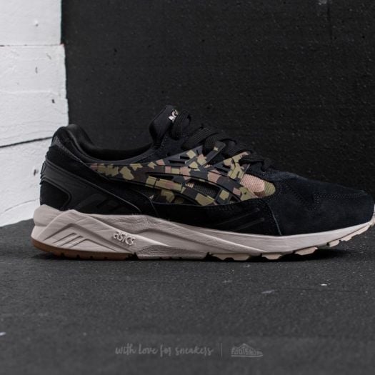 Men s shoes Asics Gel Kayano Trainer Black Martini Olive Footshop