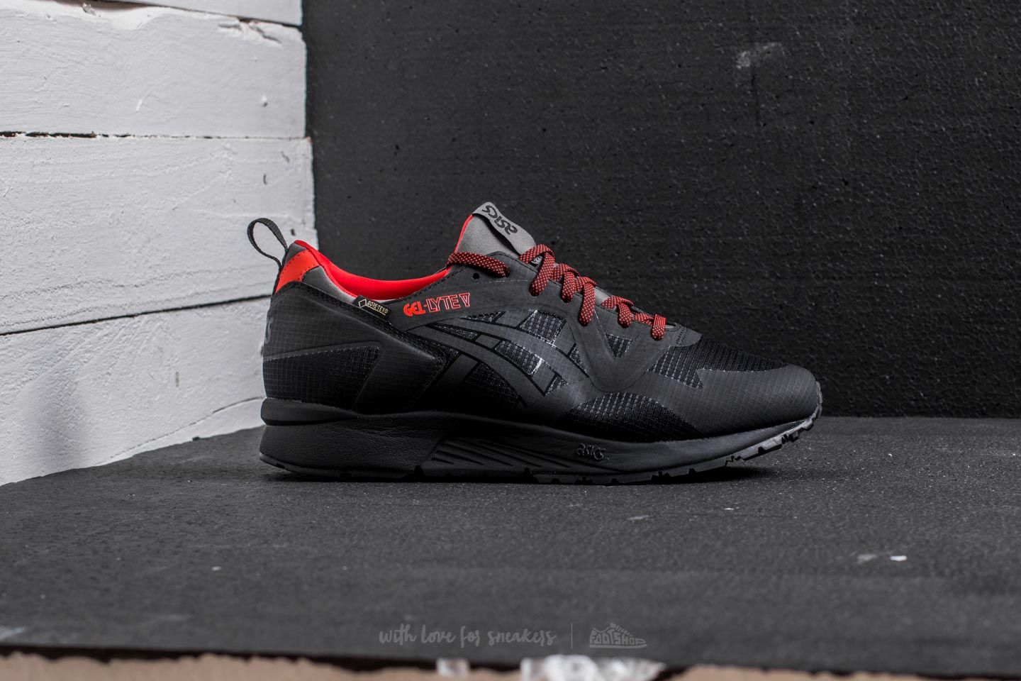 Men s shoes Asics Gel Lyte V NS G TX Black Black Footshop