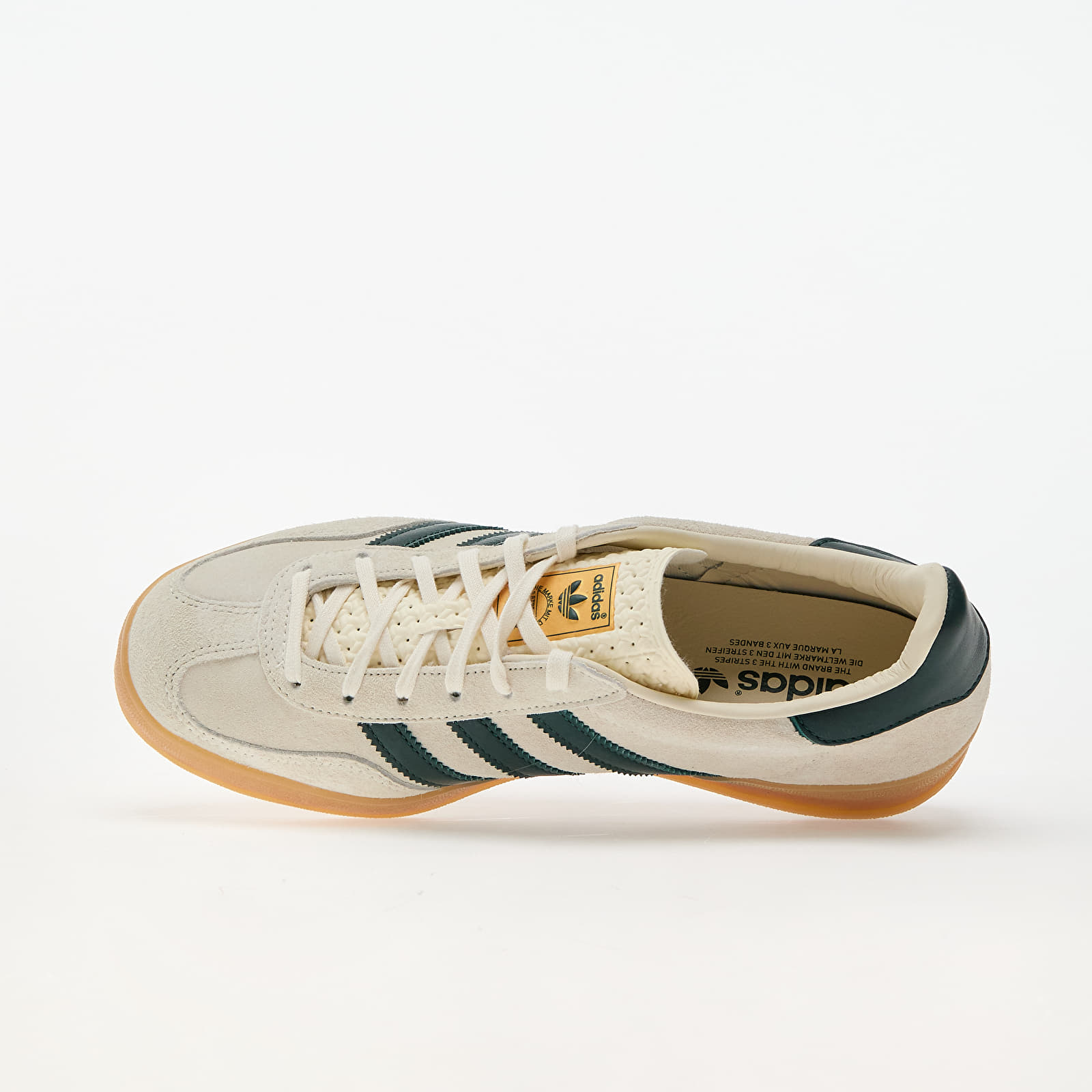 Herren Sneaker und Schuhe adidas Gazelle Indoor Cream White/ Collegiate Green/ Gum