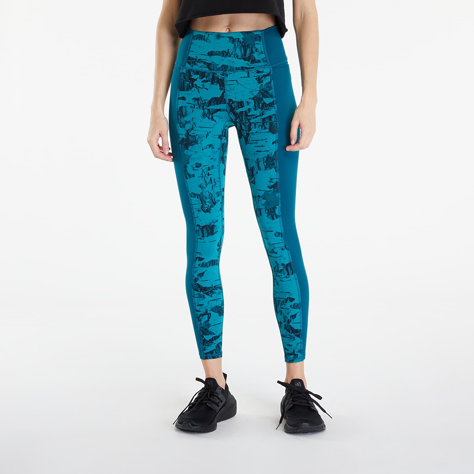 Dámske legíny Under Armour Project Rock Let's Go Ankle Legging Pt Coastal Teal/ Black/ Silt