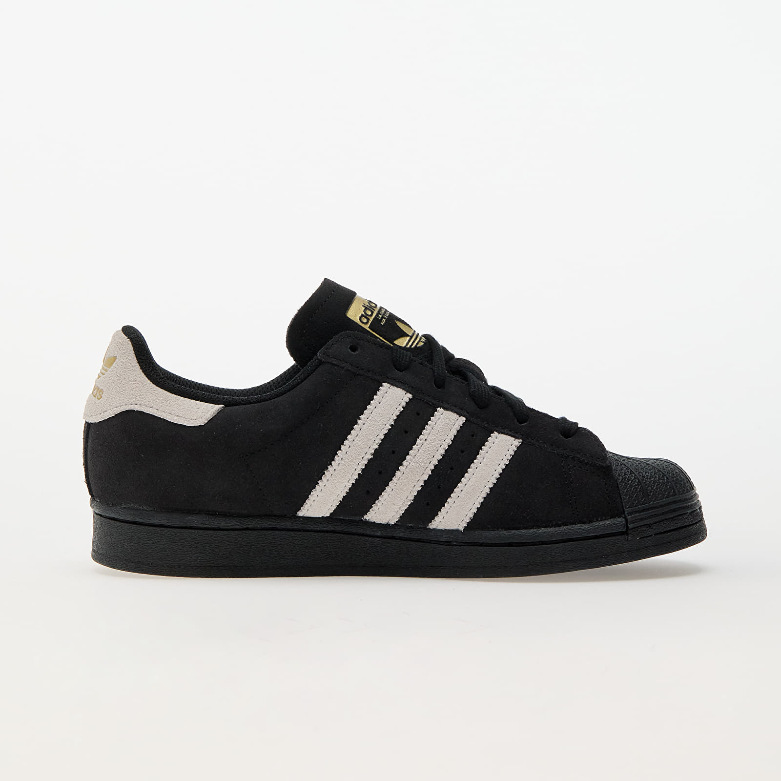 Moteriška avalynė adidas Superstar W Core Black/ Crystal White/ Mate Gold