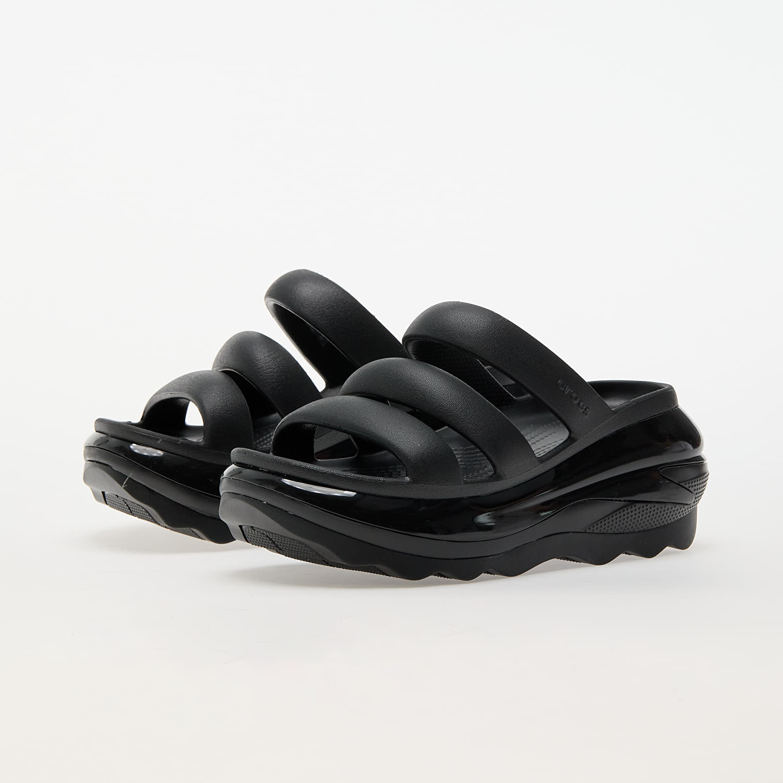 Herren Sneaker und Schuhe Crocs Mega Crush Triple Strap Black