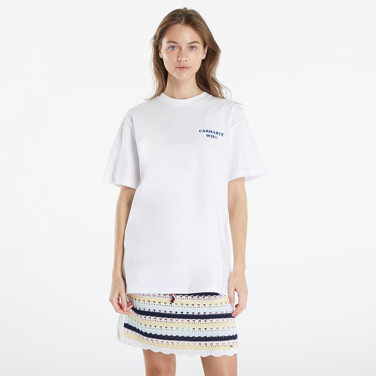 T-shirts Carhartt WIP Isis Maria Dinner Short Sleeve T-Shirt UNISEX White