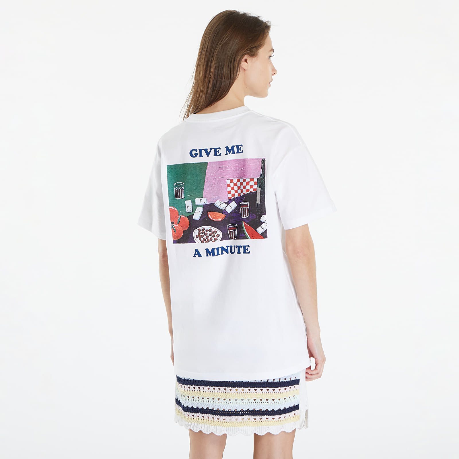 T-shirts Carhartt WIP Isis Maria Dinner Short Sleeve T-Shirt UNISEX White