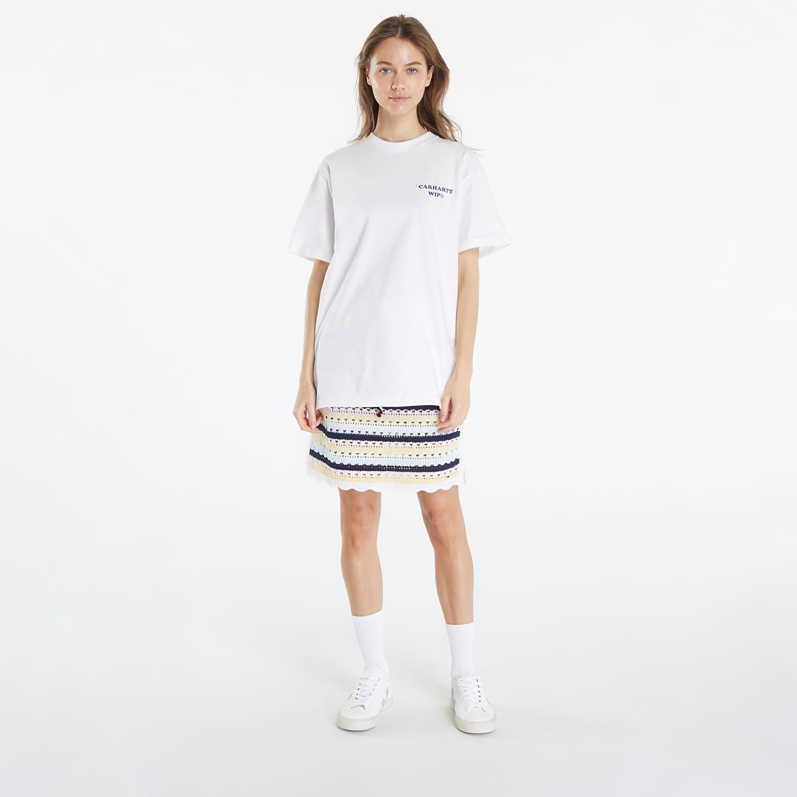 T-shirts Carhartt WIP Isis Maria Dinner Short Sleeve T-Shirt UNISEX White