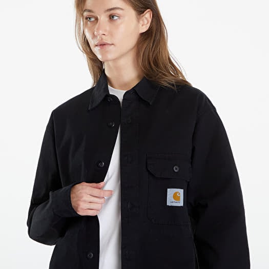 Overshirt Carhartt WIP Reno Shirt Jacket UNISEX Black Garment Dyed Footshop