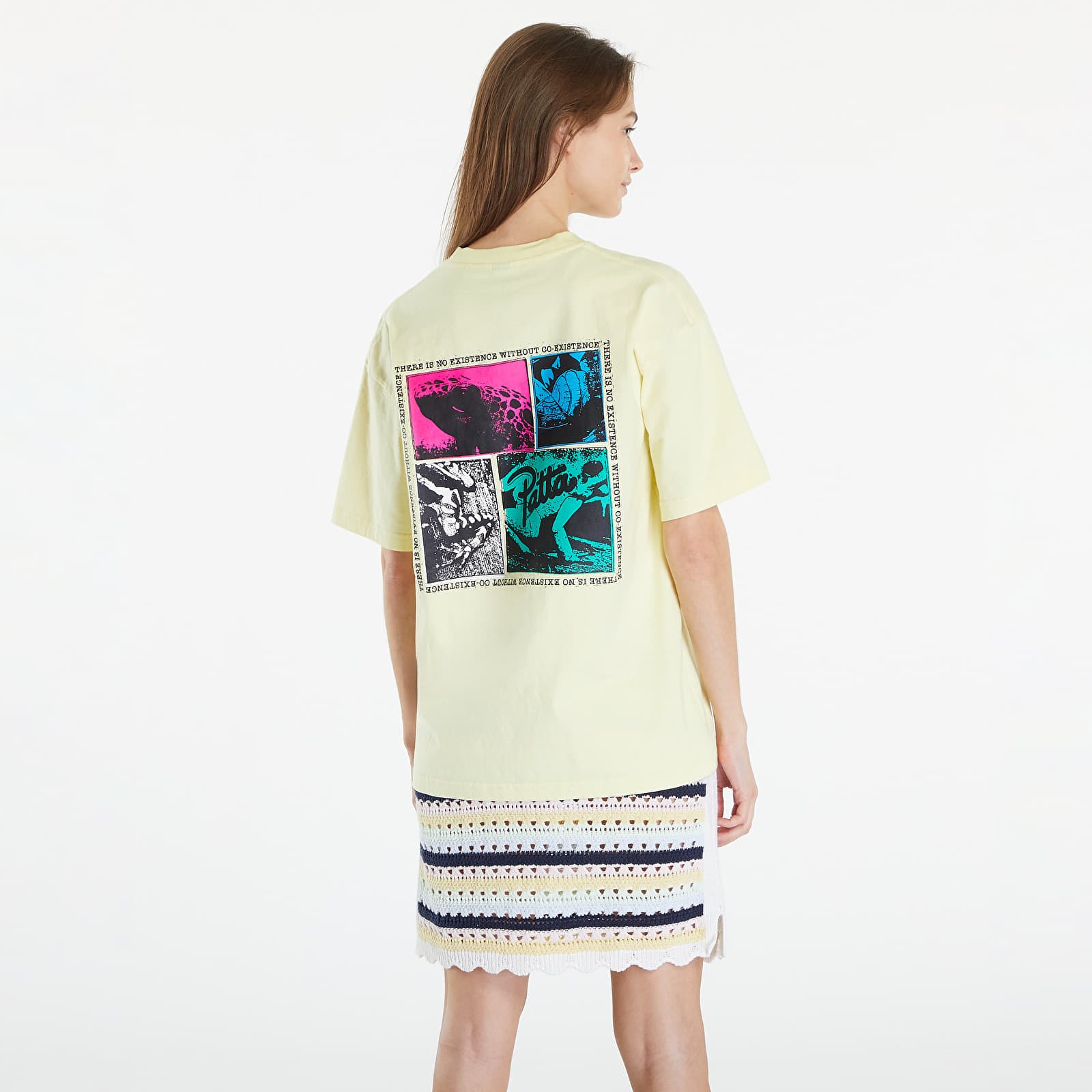 T-shirts Patta Co-Existence T-Shirt UNISEX Wax Yellow