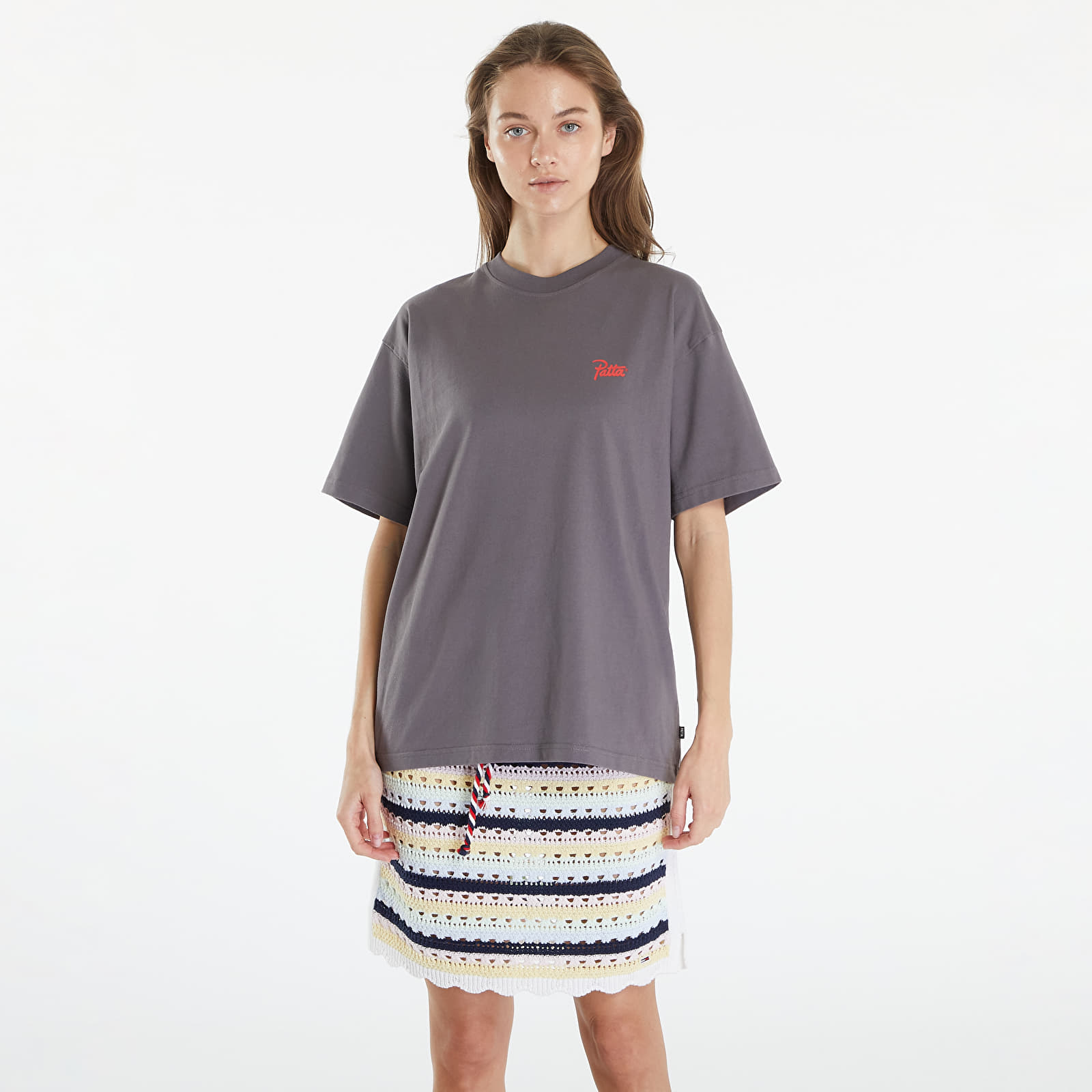 T-shirts Patta Co-Existence T-Shirt UNISEX Volcanic Glass