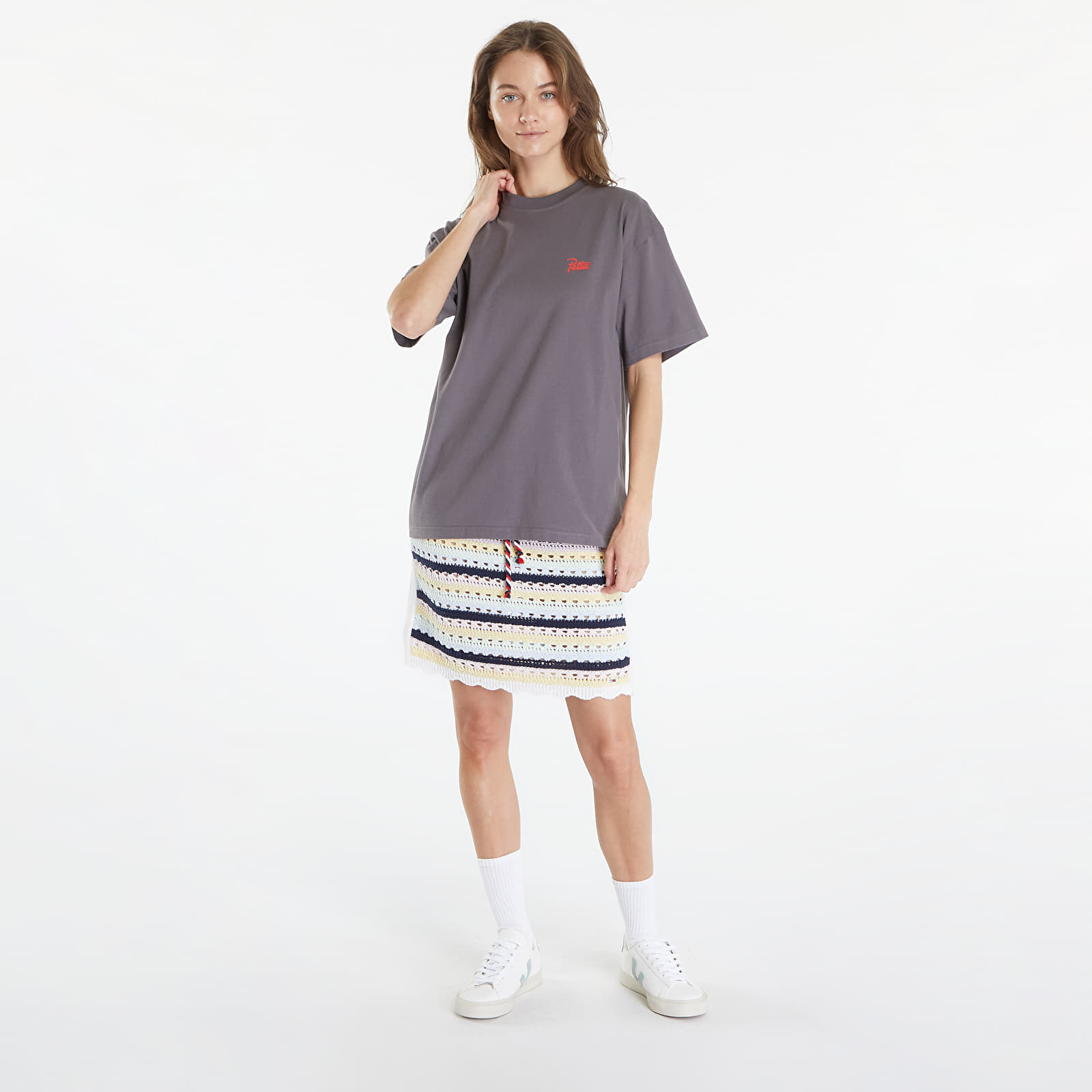 T-shirts Patta Co-Existence T-Shirt UNISEX Volcanic Glass