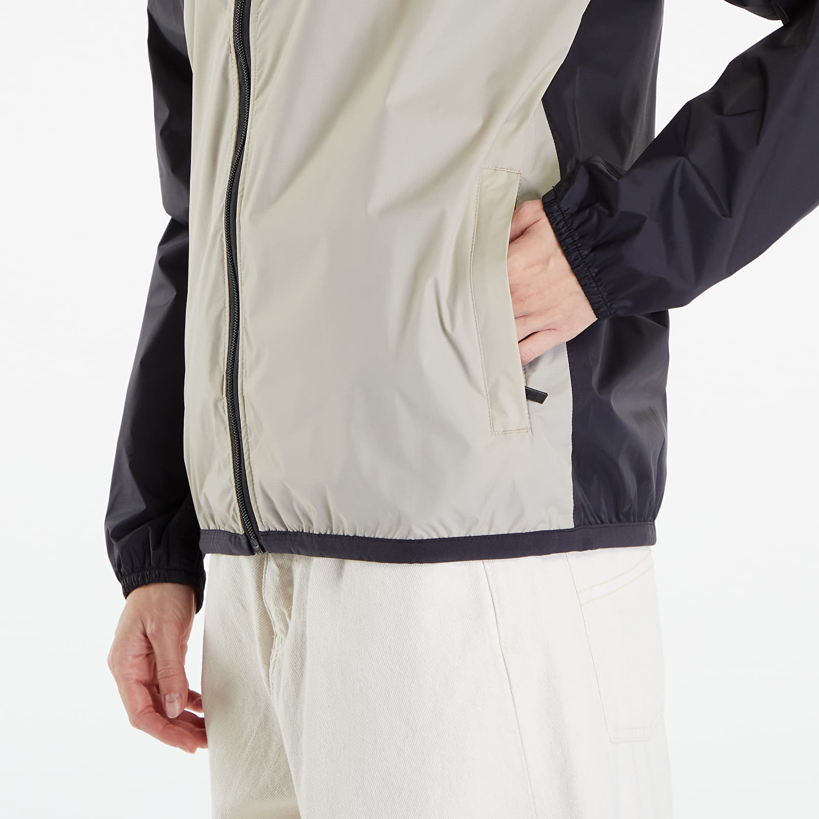 Шлифери Comme des Garçons PLAY x K-Way Claude Contrast Jacket UNISEX Beige Grey/ Black