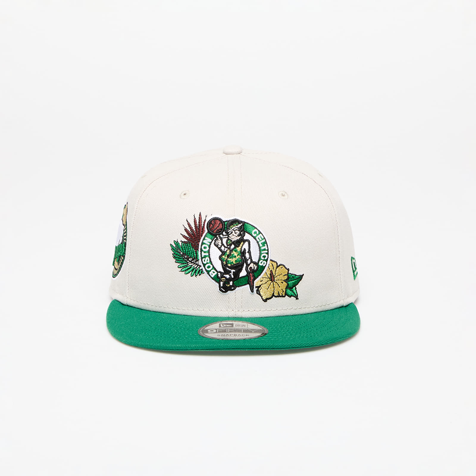 Čepice New Era Boston Celtics 9FIFTY NBA Floral Snapback Cap Stone/ Kelly Green