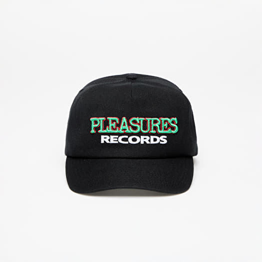 Cap PLEASURES Records Snapback Black