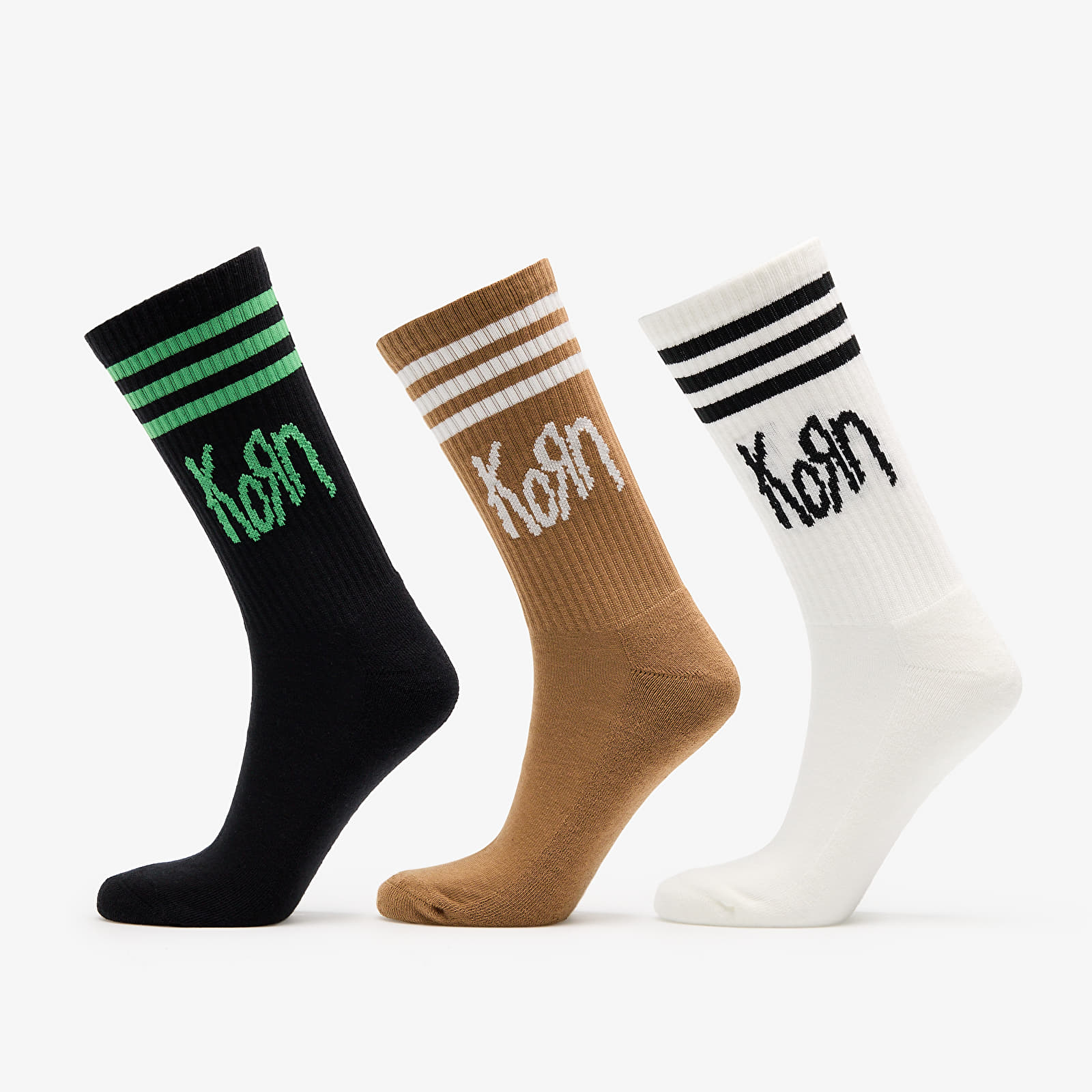 Ponožky adidas x Korn Socks Off White/ Black/ Brown