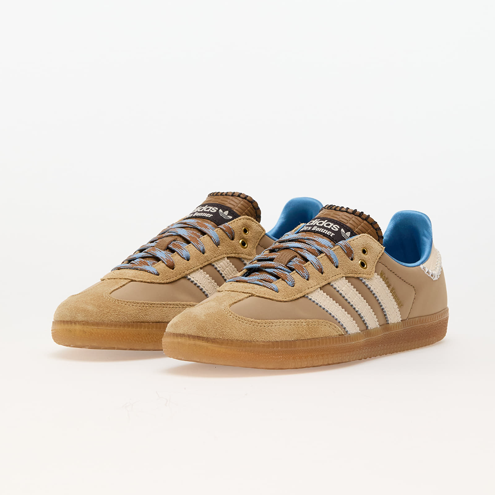 Batai adidas x Wales Bonner Nylon Samba Supplier Colour/ Wonder White/ Ash Blue