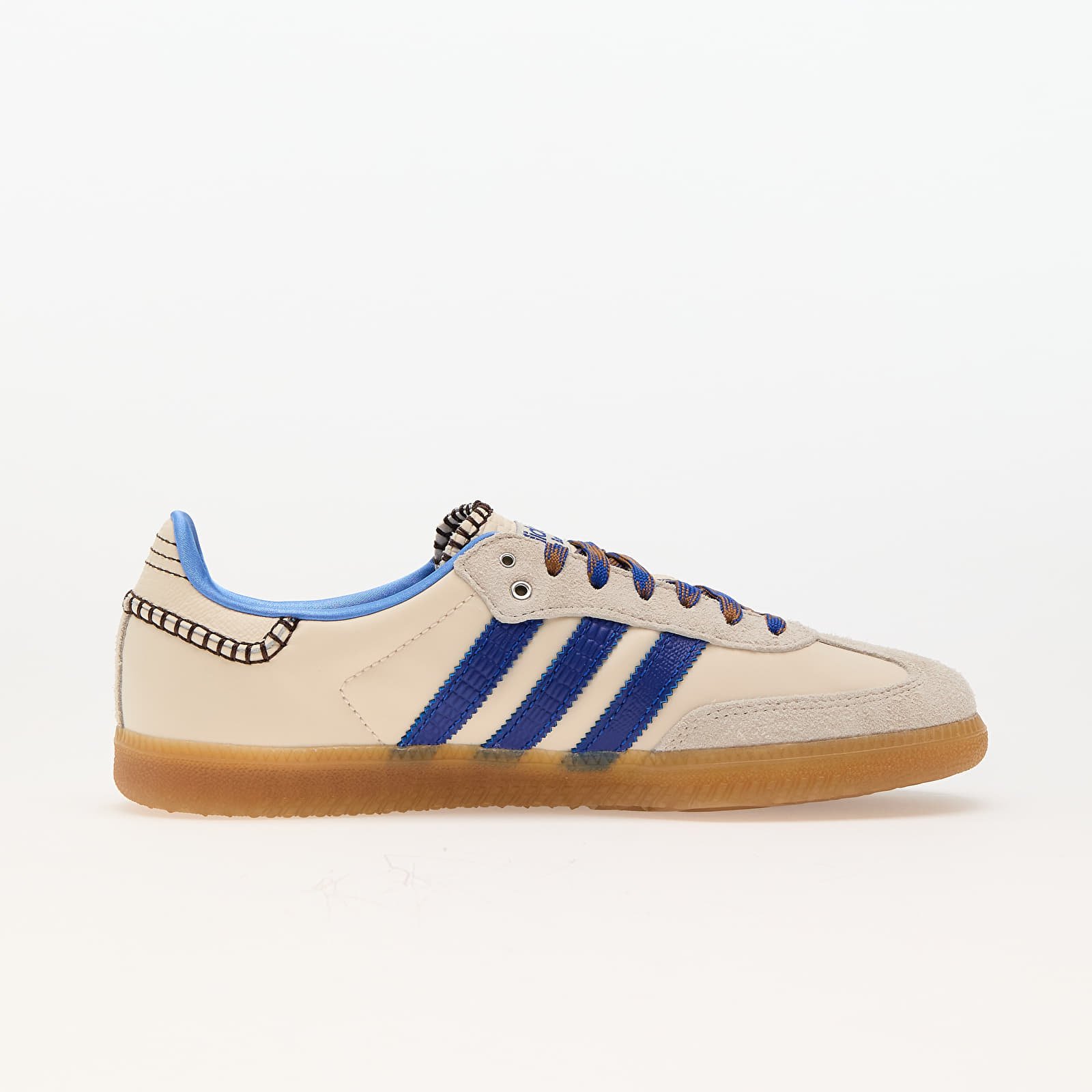 Sko adidas x Wales Bonner Nylon Samba Wonder Clay/ Royal Blue/ Wonder White