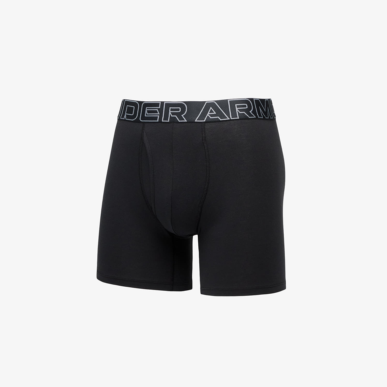 Boxerky Under Armour M Performance Cotton 6in 3-Pack Black