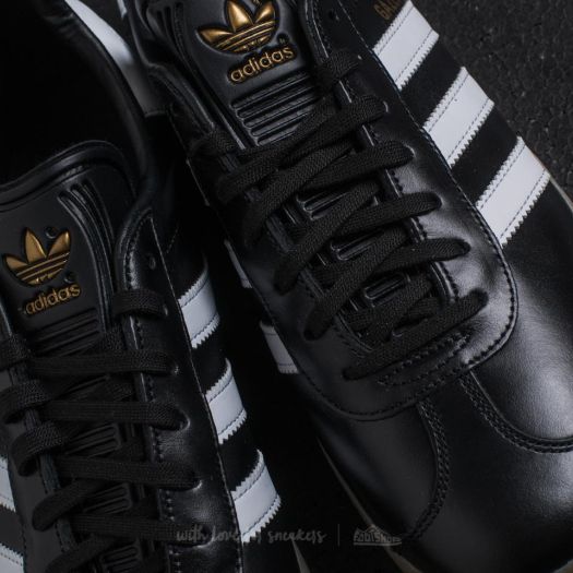 Black leather gazelles size 7 new arrivals