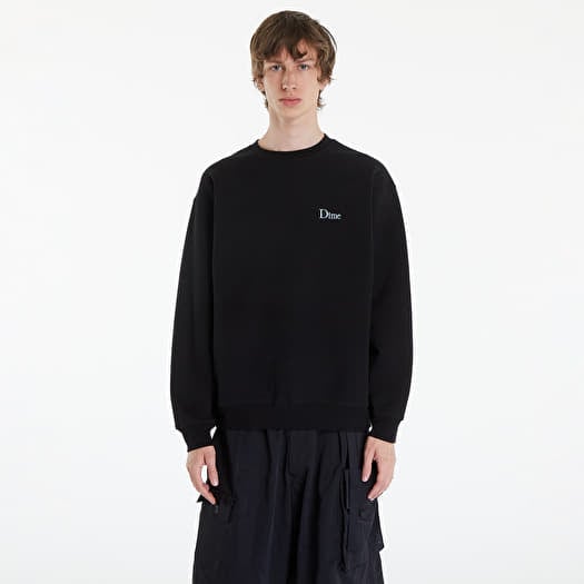 Dime Classic Small Logo Crewneck UNISEX Black