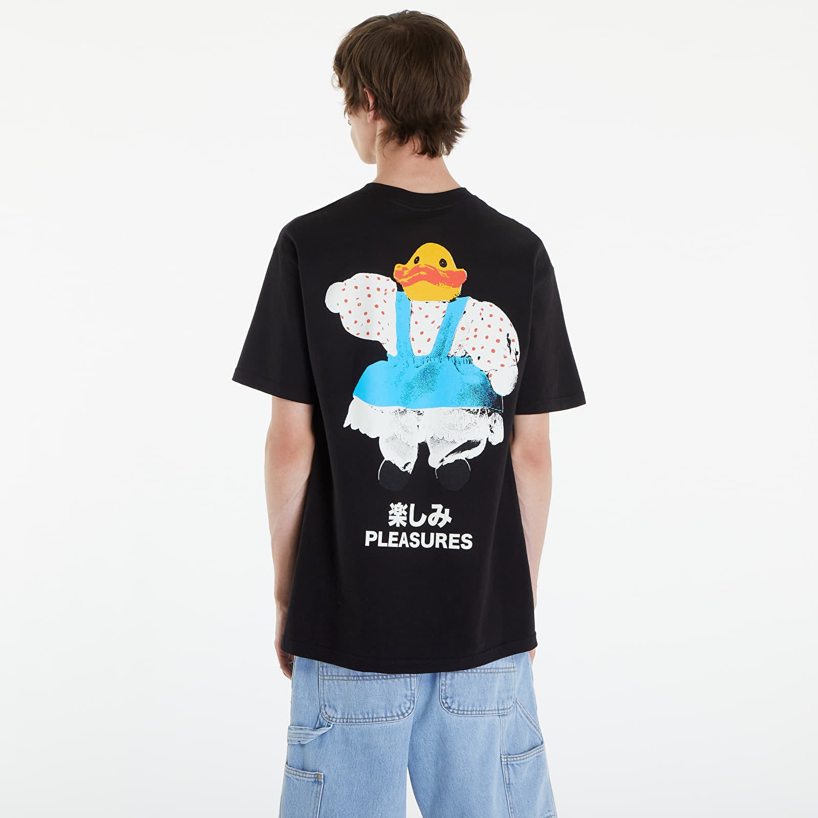 T-shirts homme PLEASURES Duck T-Shirt Black