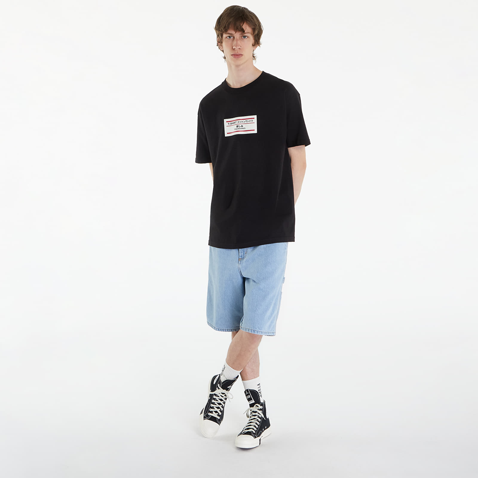 T-shirts homme PLEASURES Duck T-Shirt Black
