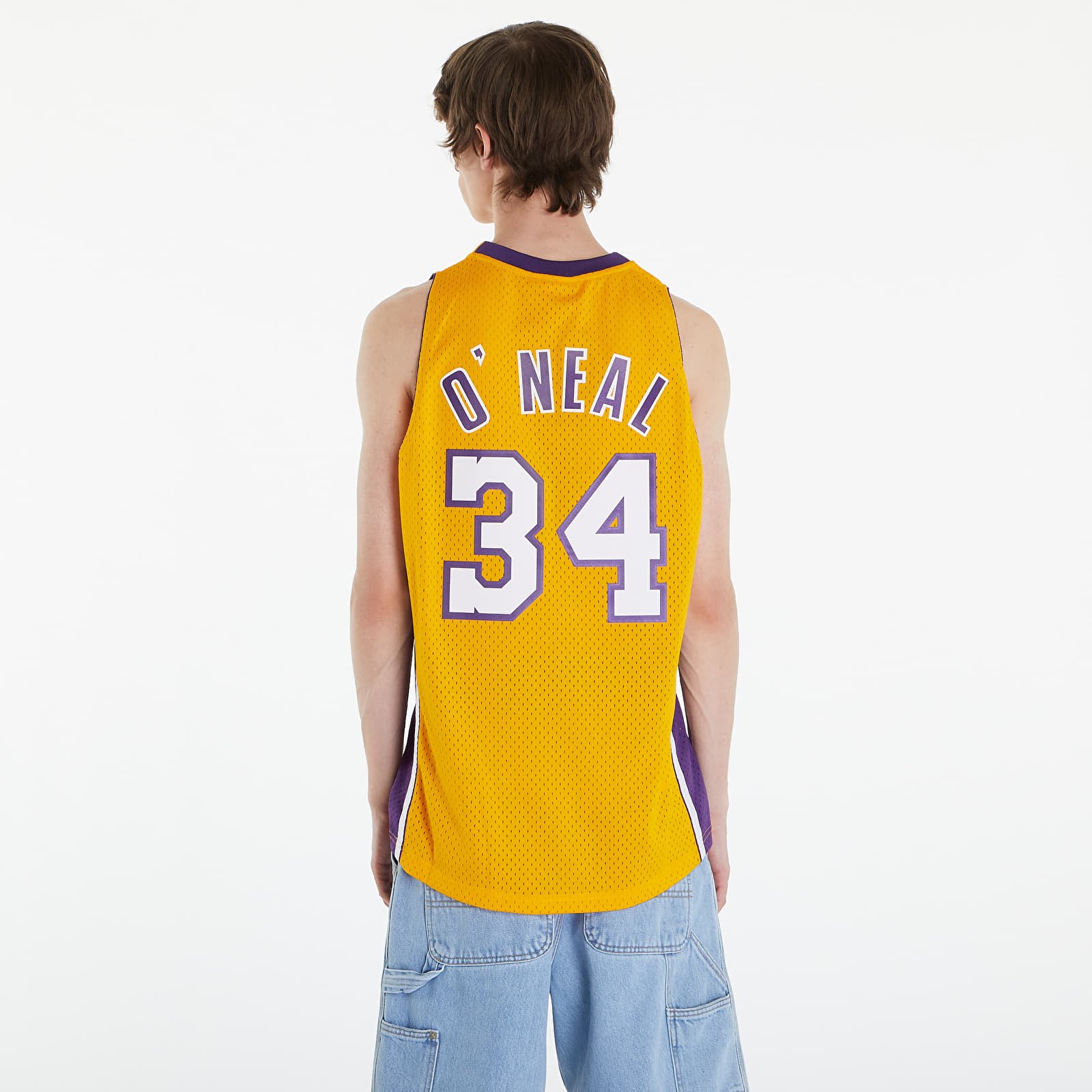 Debardeurs Mitchell Ness NBA Swingman Jersey LA Lakers Shaquille O Neal Yellow Footshop