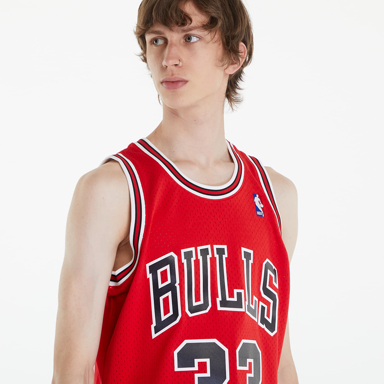 Veste Mitchell & Ness Chicago Bulls 33 Scottie Pippen Swingman Jersey Red