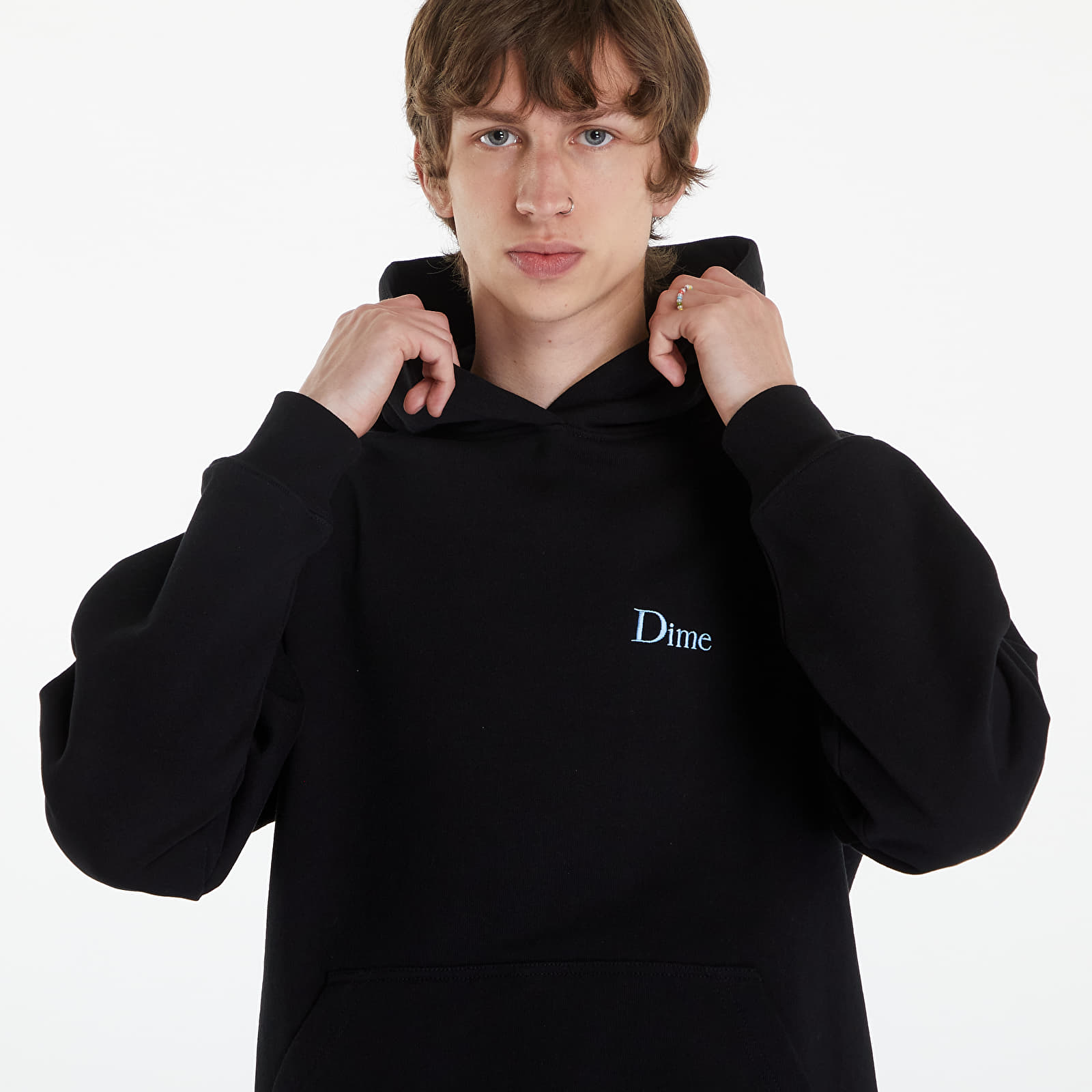 Kapucnis pulóverek és pulcsik Dime Classic Small Logo Hoodie UNISEX Black