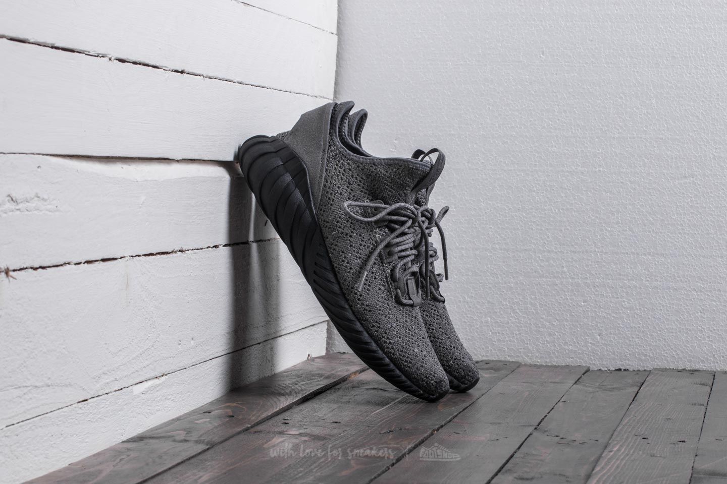 Men s shoes adidas Tubular Doom Sock Primeknit Grey Four Core Black Footwear White Footshop