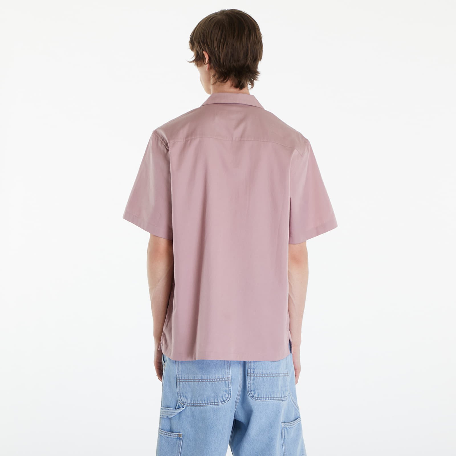Cămăși Carhartt WIP Short Sleeve Delray Shirt UNISEX Glassy Pink/ Black