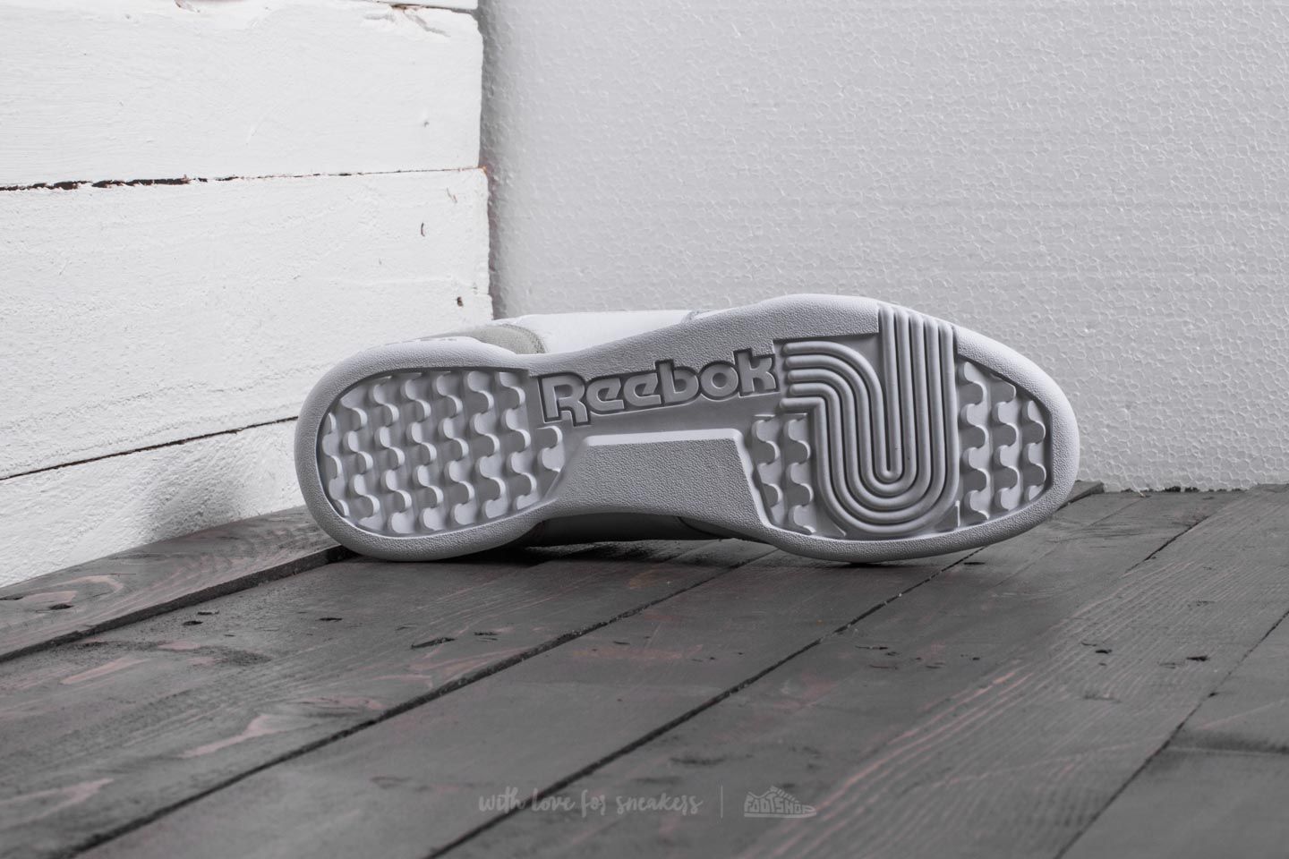 Reebok workout plus vintage bambino argento outlet