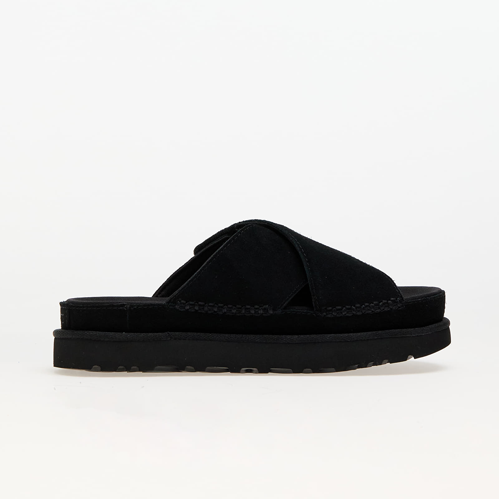 Women's shoes UGG W Goldenstar Cross Slide Black