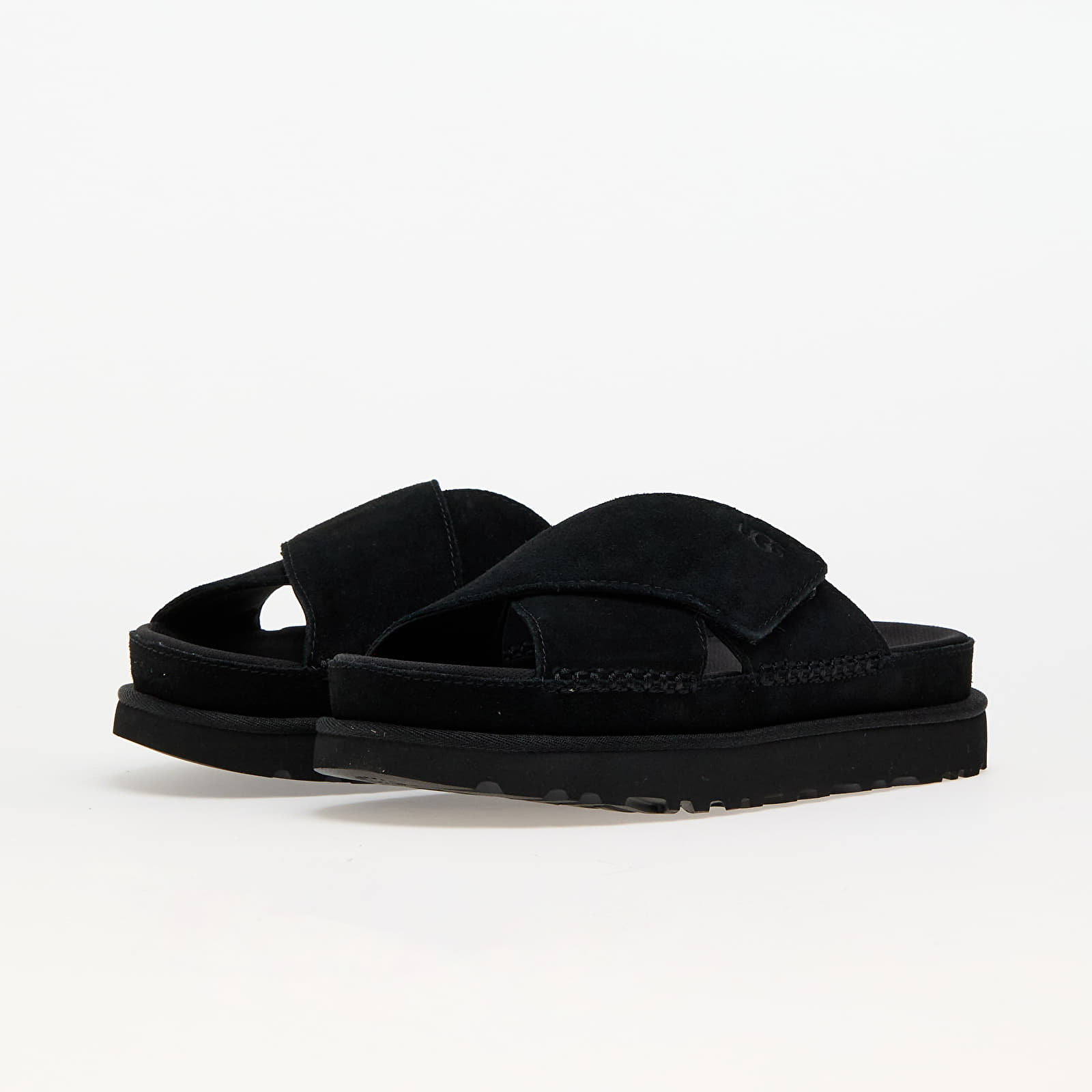 Women's shoes UGG W Goldenstar Cross Slide Black